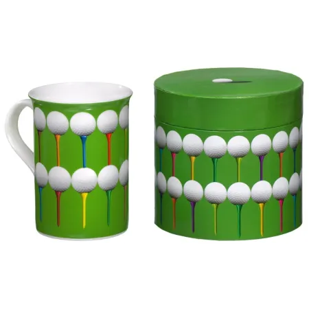 Taza con motivo de Golf