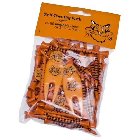 PACK TEES CON TIGRE Bolsa golf tees big pack tiger