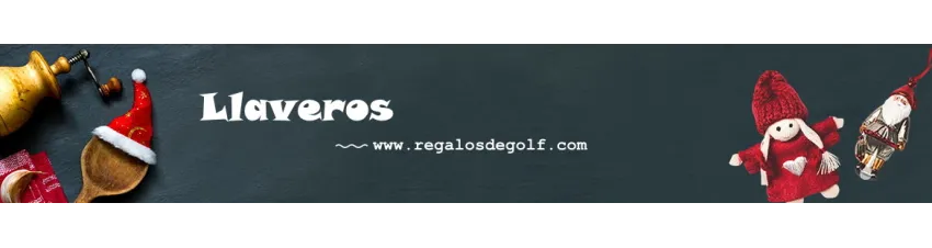 Llaveros con motivos y diseño de golf ideal para regalo